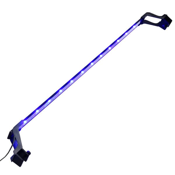 Akvariebelysning med klämmor 90-105 cm blå och vit