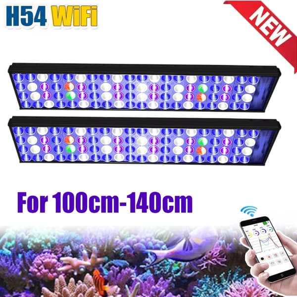 Marin LED Akvarielampa, Fullspektrum, WiFi Appkontroll,För 100cm-140cm, EU-kontakt
