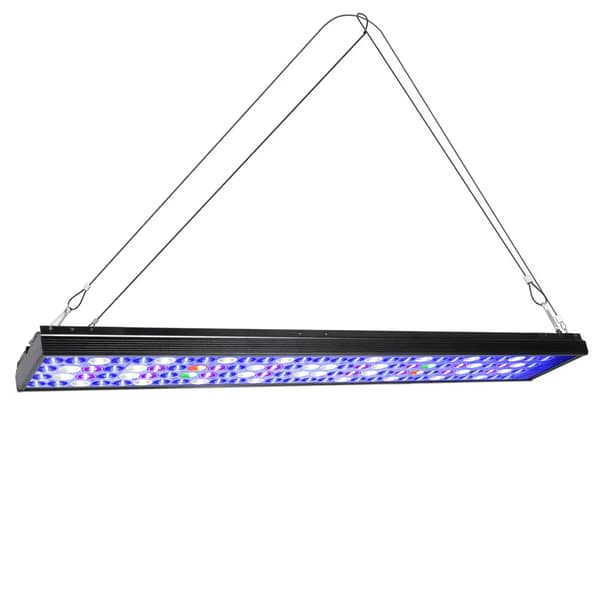 LED Akvarielampa, Fullspektrum för Korallväxt, Programmerbar Dämpning,med hängande sätt