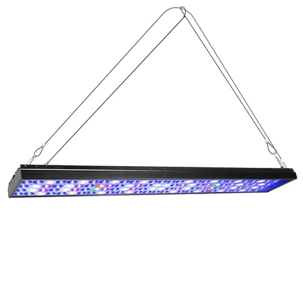 LED Akvarielampa, Fullspektrum för Korallväxt, Programmerbar Dämpning,med hängande sätt