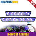 Miniatyrbillede 2 af 2: WiFi Reef Akvarium LED Lys, 60W Effekt, Fuldspektret Belysning,For 135cm-160cm