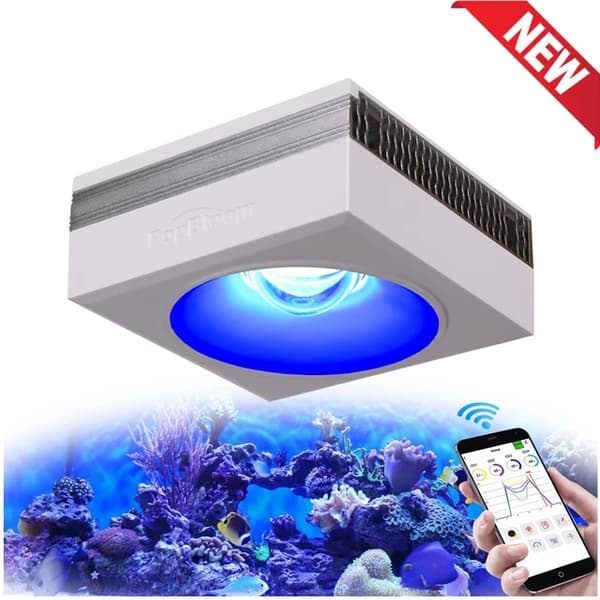 Akvarieljus, WiFi-anslutning, korallrevstillväxt, 1 WiFi Hängande Lampa