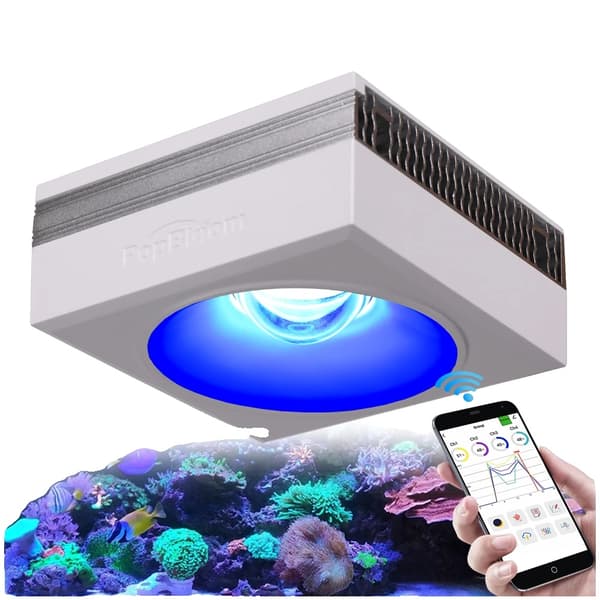 WiFi Akvarielampa, 100W Effekt, 720 PAR, Flerkanalskontroll,Vit hängande lampa