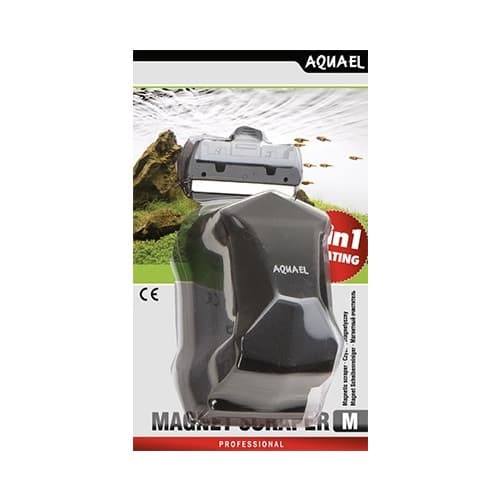 Magnet Scraper 2 In 1 Algmagnet M Svart