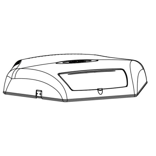 Reservramp Hexa 60l Led Svart