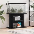 Miniatyrbilde 2 av 10: vidaXL Akvariumstativ svart 80x35x60 cm konstruert tre
