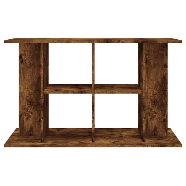 vidaXL Akvariebänk rökfärgad ek 100x40x60 cm konstruerat trä