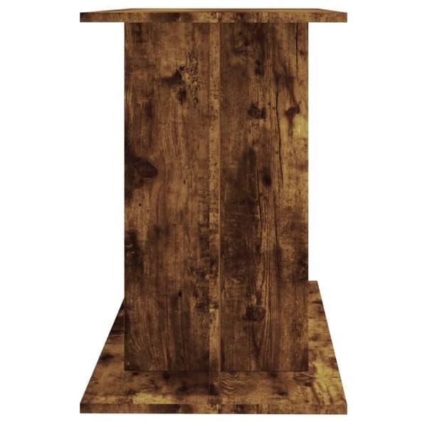 vidaXL Akvariebänk rökfärgad ek 100x40x60 cm konstruerat trä