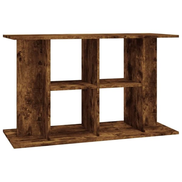 vidaXL Akvariebänk rökfärgad ek 100x40x60 cm konstruerat trä