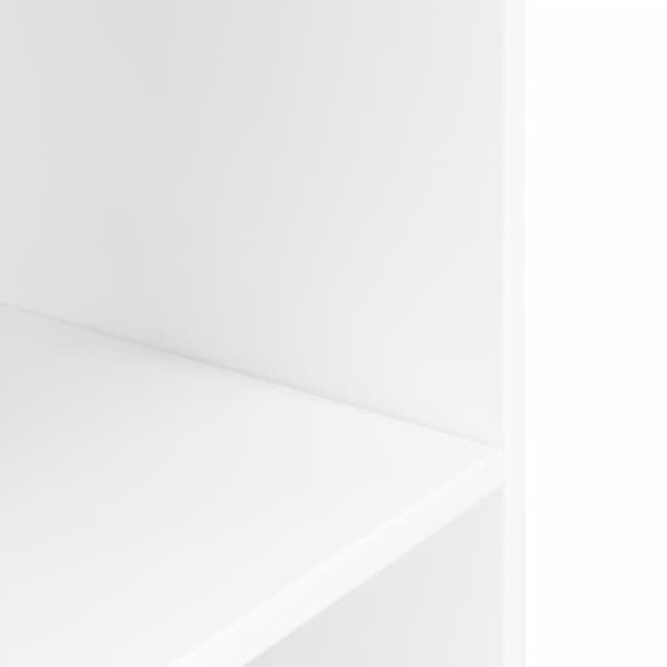 vidaXL Akvariumstativ hvit 80x35x60 cm konstruert tre