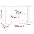 Pikkukuva 9 / 10: vidaXL Akvaarioteline ruskea tammi 100x40x60 cm tekninen puu