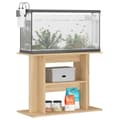 Miniatyrbilde 4 av 10: vidaXL Akvariumstativ sonoma eik 80x35x60 cm konstruert tre
