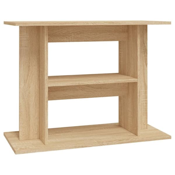 vidaXL Akvaarioteline Sonoma-tammi 80x35x60 cm tekninen puu