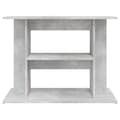 Pikkukuva 5 / 10: vidaXL Akvaarioteline betoninharmaa 80x35x60 cm tekninen puu