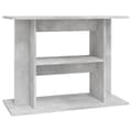 Pikkukuva 1 / 10: vidaXL Akvaarioteline betoninharmaa 80x35x60 cm tekninen puu