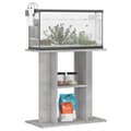 Pikkukuva 4 / 10: vidaXL Akvaarioteline betoninharmaa 60x30x60 cm tekninen puu