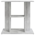 Pikkukuva 5 / 10: vidaXL Akvaarioteline betoninharmaa 60x30x60 cm tekninen puu