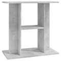 Pikkukuva 1 / 10: vidaXL Akvaarioteline betoninharmaa 60x30x60 cm tekninen puu