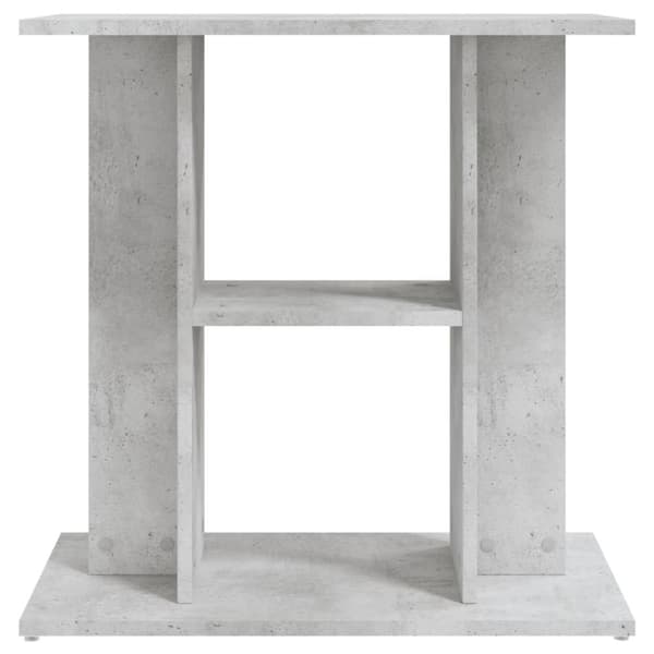 vidaXL Akvariebänk betonggrå 60x30x60 cm konstruerat trä
