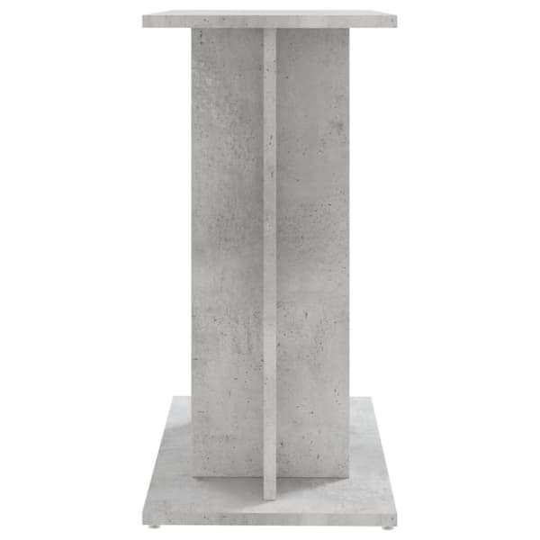 vidaXL Akvariebänk betonggrå 60x30x60 cm konstruerat trä