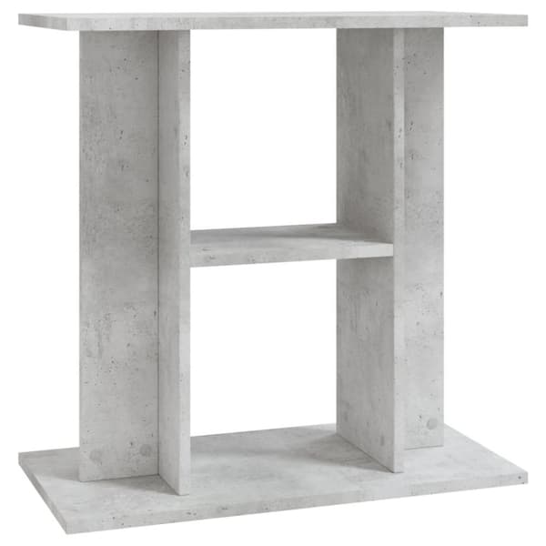 vidaXL Akvariebänk betonggrå 60x30x60 cm konstruerat trä