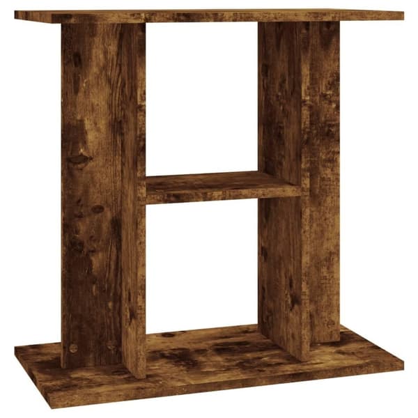 vidaXL akvariebord 60x30x60 cm konstrueret træ røget egetræsfarve