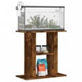 Miniatyrbilde 4 av 10: vidaXL Akvariumstativ røkt eik 60x30x60 cm konstruert tre