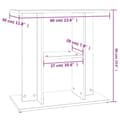 Miniatyrbilde 9 av 10: vidaXL Akvariumstativ røkt eik 60x30x60 cm konstruert tre