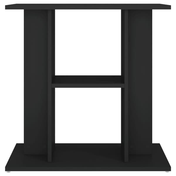vidaXL akvariebord 60x30x60 cm konstrueret træ sort