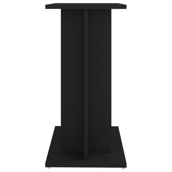 vidaXL Akvariebänk svart 60x30x60 cm konstruerat trä