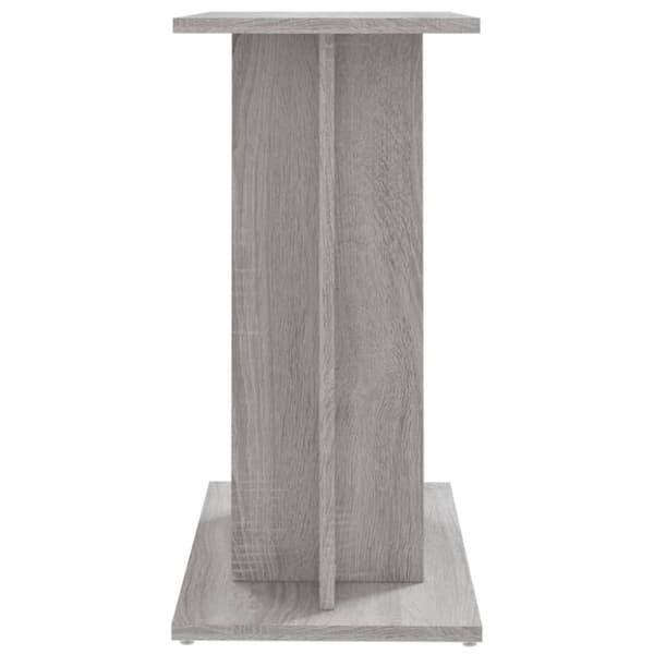 vidaXL akvariebord 60x30x60 cm konstrueret træ grå sonoma-eg