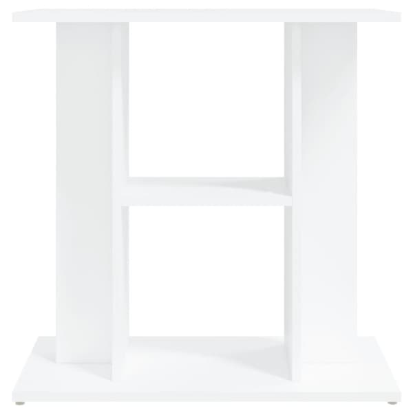 vidaXL akvariebord 60x30x60 cm konstrueret træ hvid