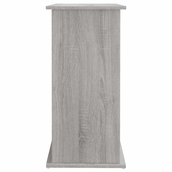 vidaXL Akvariebänk grå sonoma 81x36x73 cm konstruerat trä