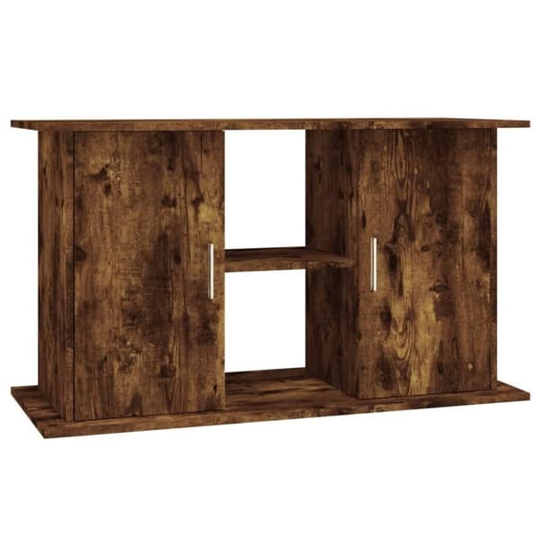 vidaXL akvariebord 101x41x58 cm konstrueret træ røget egetræsfarve