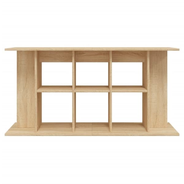 vidaXL Akvariebänk sonoma-ek 120x40x60 cm konstruerat trä