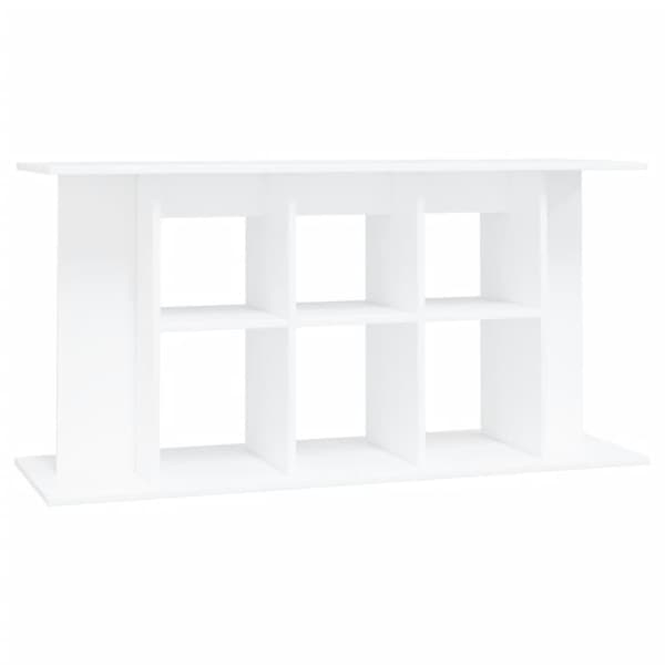vidaXL akvariebord 120x40x60 cm konstrueret træ hvid