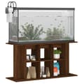 Miniatyrbillede 4 af 10: vidaXL akvariebord 120x40x60 cm konstrueret træ brun egetræsfarve
