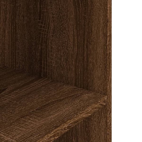 vidaXL akvariebord 120x40x60 cm konstrueret træ brun egetræsfarve