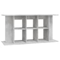 Pikkukuva 1 / 10: vidaXL Akvaarioteline betoninharmaa 120x40x60 cm tekninen puu