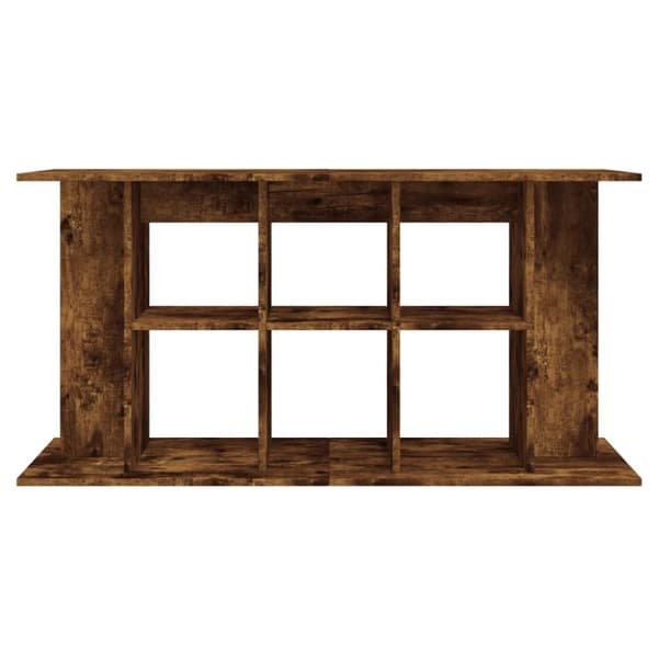 vidaXL Akvaarioteline savutammi 120x40x60 cm tekninen puu