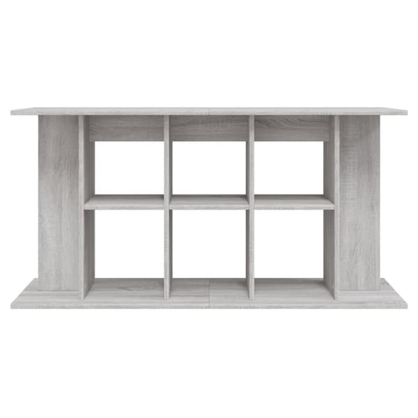 vidaXL Akvaarioteline harmaa Sonoma 120x40x60 cm tekninen puu