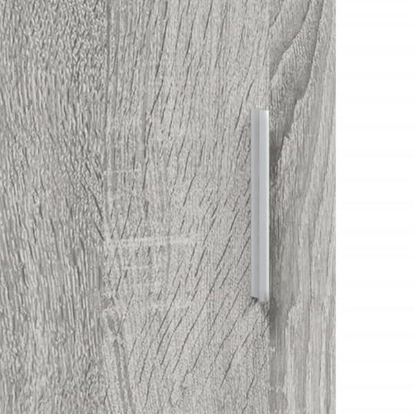 vidaXL akvariebord 121x41x58 cm konstrueret træ grå sonoma-eg