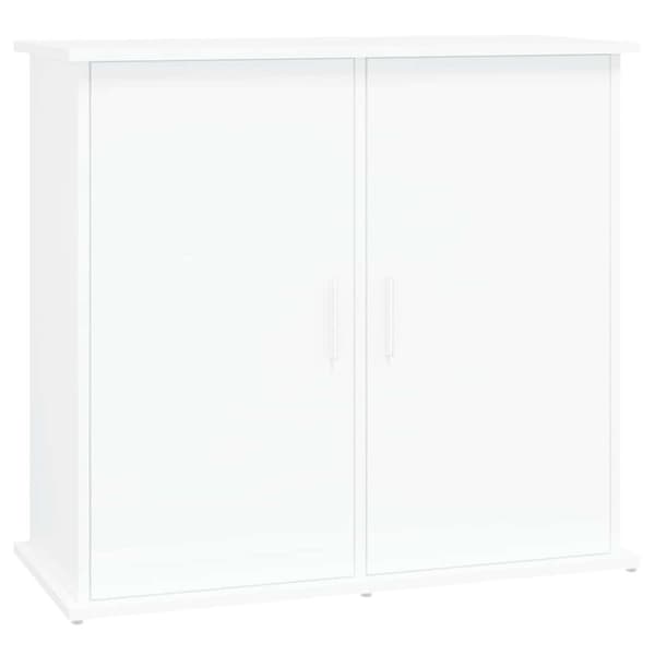 vidaXL Akvaarioteline valkoinen 81x36x73 cm tekninen puu