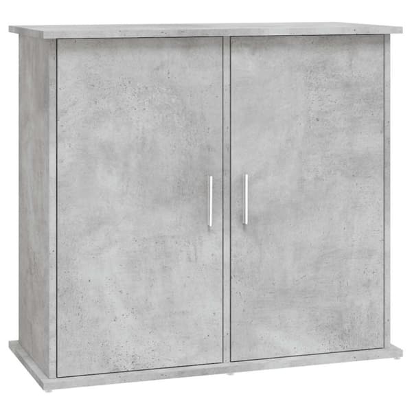 vidaXL akvariebord 81x36x73 cm konstrueret træ betongrå