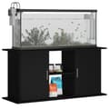 Miniatyrbillede 4 af 11: vidaXL akvariebord 121x41x58 cm konstrueret træ sort