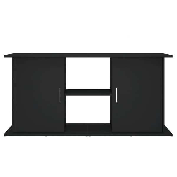 vidaXL akvariebord 121x41x58 cm konstrueret træ sort