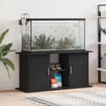 Miniatyrbillede 2 af 11: vidaXL akvariebord 121x41x58 cm konstrueret træ sort