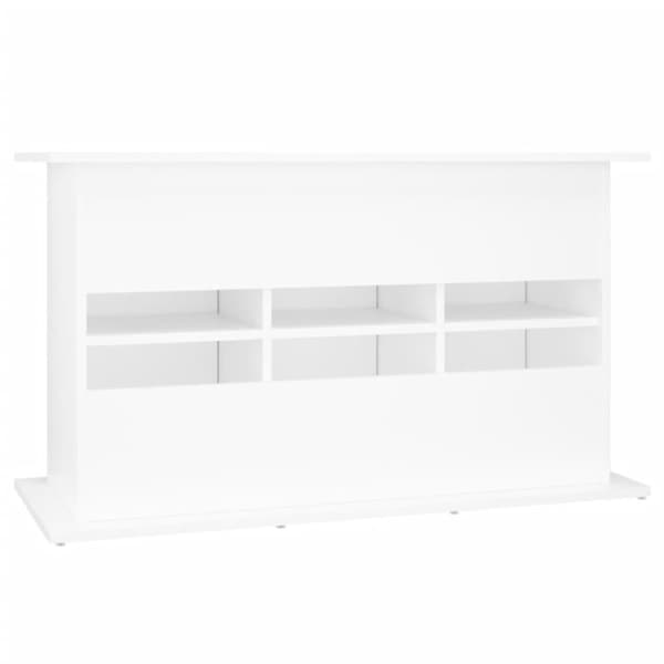 vidaXL Akvaarioteline valkoinen 101x41x58 cm tekninen puu