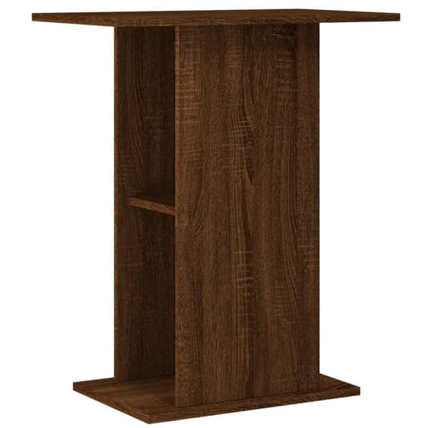 vidaXL Akvaarioteline ruskea tammi 60,5x36x72,5 cm tekninen puu