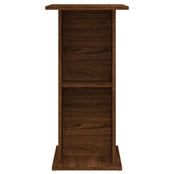 vidaXL Akvaarioteline ruskea tammi 60,5x36x72,5 cm tekninen puu